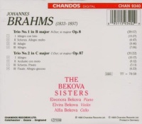The Bekova Sisters: Johannes Brahms (1833-1897) • Piano Trios CD