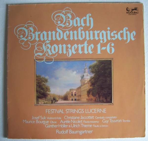 Johann Sebastian Bach (1685-1750) • Brandenburgische Konzerte 2 LPs