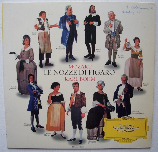 Wolfgang Amadeus Mozart (1756-1791) • Le Nozze di Figaro LP • Karl Böhm