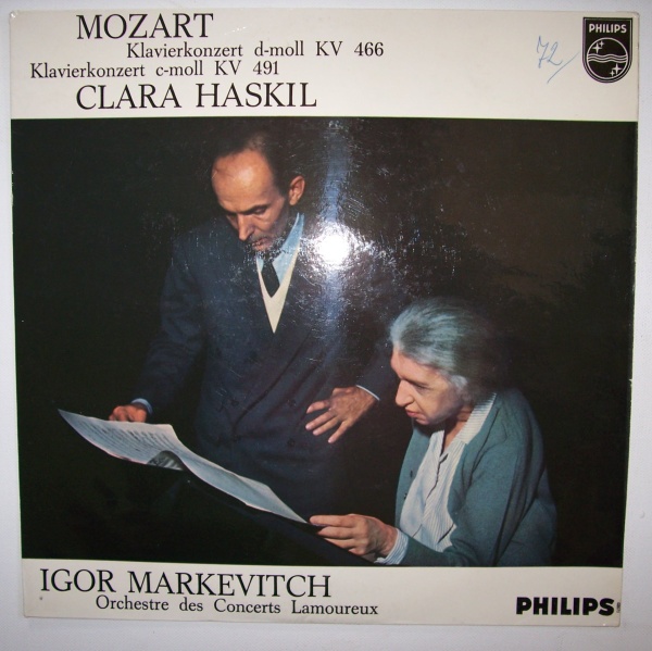 Clara Haskil & Igor Markevitch: Mozart (1756-1791) - Klavierkonzerte LP