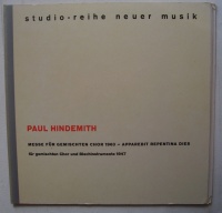 Paul Hindemith (1895-1963) • Messe für...