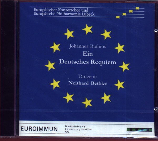 Johannes Brahms (1833-1897) • Ein Deutsches Requiem CD • Neithard Bethke