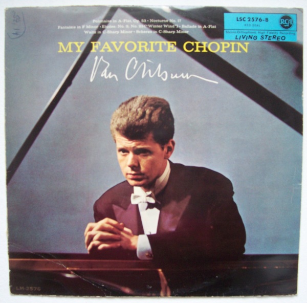 Van Cliburn • My Favorite Chopin LP
