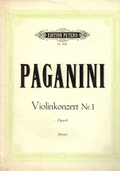 Niccolo Paganini - Violinkonzert Nr. 1