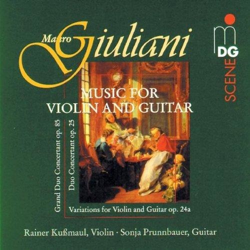 Mauro Guiliani (1781-1829) • Music for Violin and Guitar CD