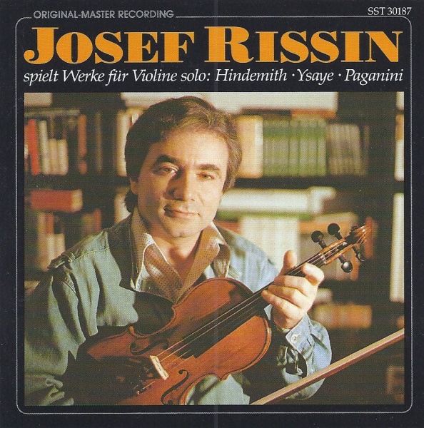 Josef Rissin spielt Werke für Violine solo CD
