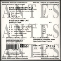 Bela Bartok • Erwin Schulhoff CD