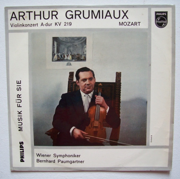 Arthur Grumiaux: Wolfgang Amadeus Mozart (1756-1791) - Violinkonzert A-Dur KV 219 10"