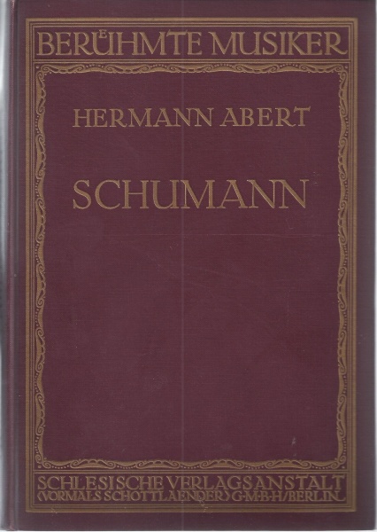 Hermann Abert • Robert Schumann