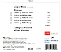 Gaspard Fritz (1716-1783) • 5 Sinfonias CD