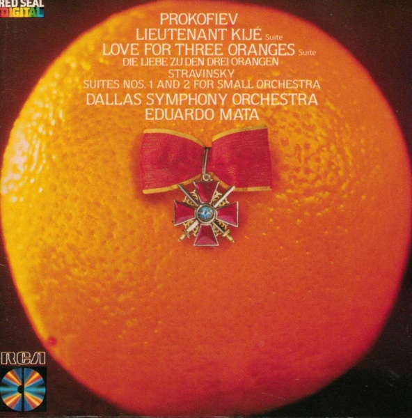 Sergei Prokofiev (1891-1953) • Lieutenant Kijé Suite / Love for three Oranges Suite CD