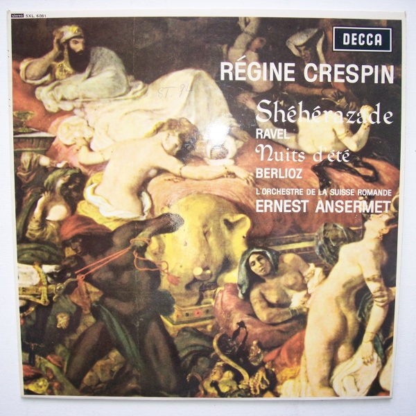 Maurice Ravel (1875-1937) • Shéhérazade LP • Ernest Ansermet