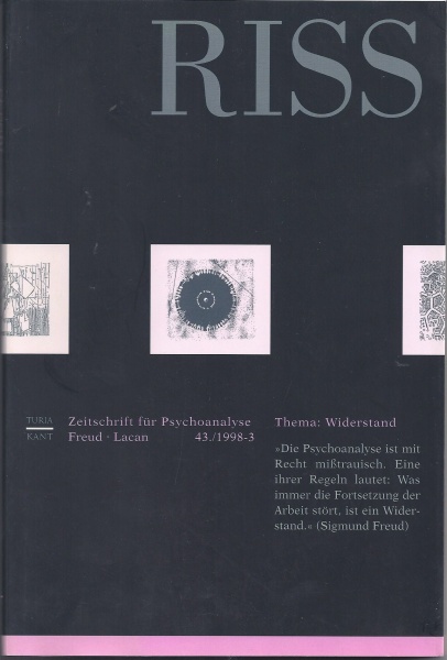 RISS • Zeitschrift für Psychoanalyse. Freud • Lacan. No. 43