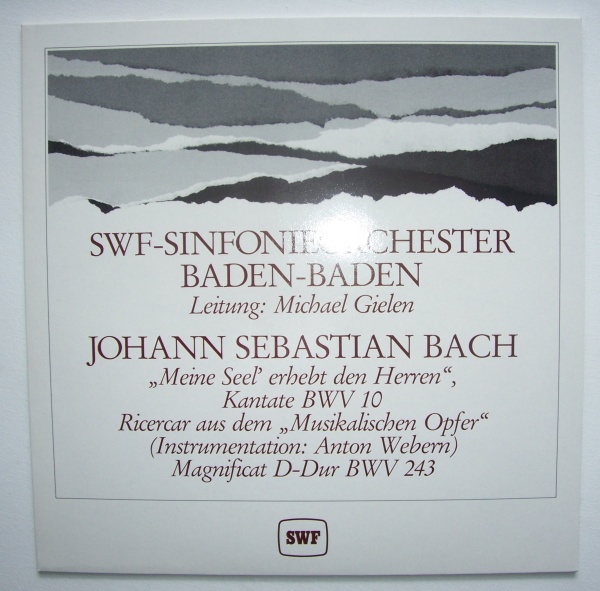 Johann Sebastian Bach (1685-1750) • Meine Seel erhebt den Herren LP • Michael Gielen