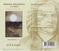 Elena Denisova • Partitas for Violin Solo CD