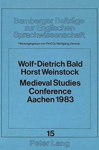 Medieval Studies Conference Aachen 1983