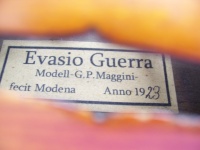 Evasio Guerra - Modell-G. P. Maggini - fecit Modena Anno 1923