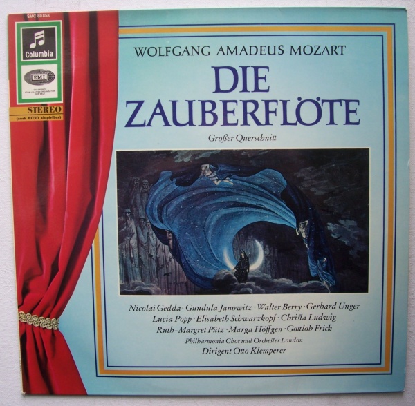 Wolfgang Amadeus Mozart (1756-1791) • Die Zauberflöte LP • Otto Klemperer