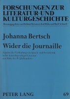 Johanna Bertsch • Wider die Journaille