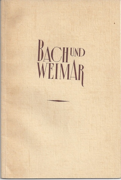 Hans-Georg Gadamer • Bach und Weimar