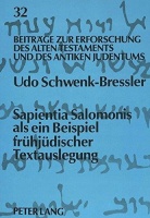 Udo Schwenk-Bressler • Sapientia Salomonis als ein...