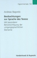 Andreas Bagordo • Beobachtungen zur Sprache des Terenz