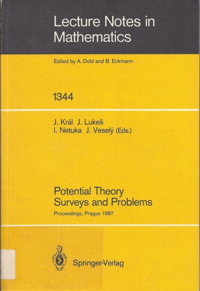 Potential Theory, Surveys and Problems