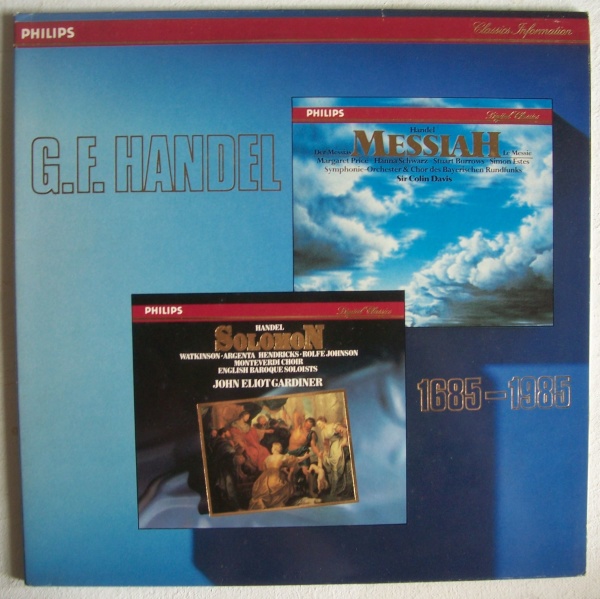 Georg Friedrich Händel (1685-1759) • Messiah & Solomon LP