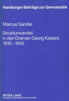 Marcus Sander • Strukturwandel in den Dramen Georg...