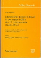Martin Klöker • Literarisches Leben in Reval in...