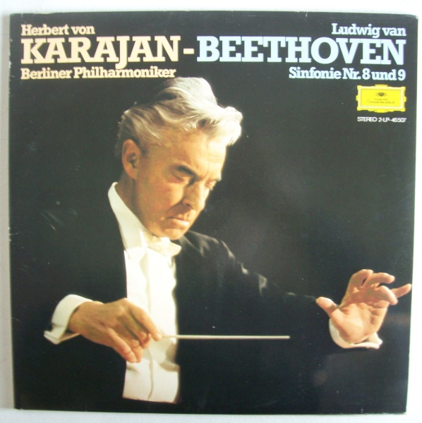 Herbert von Karajan: Ludwig van Beethoven (1770-1827) • Sinfonie Nr. 8 und 9 2 LPs