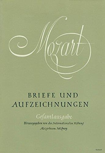 Mozart • Briefe und Aufzeichnungen, Band 7
