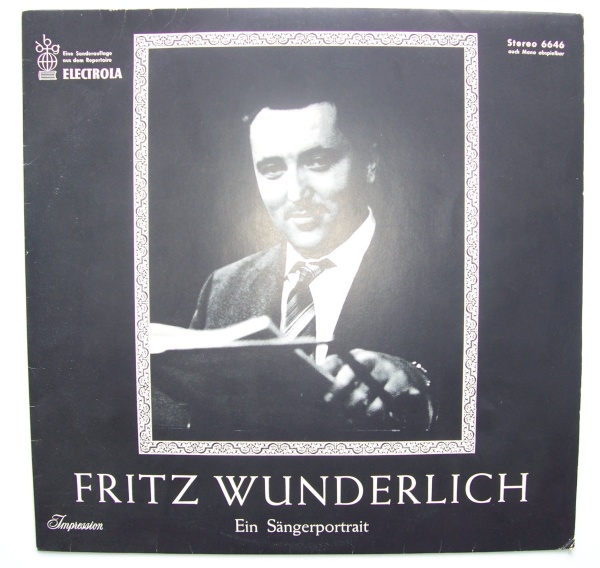 FRITZ WUNDERLICH / Ein Sängerportrait LP