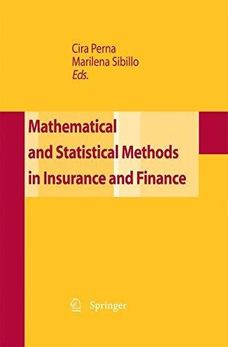 Mathematical and Statistical Methods for Insurance and Finance 