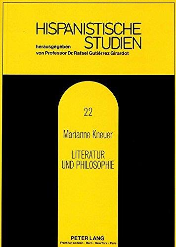 Marianne Kneuer • Literatur und Philosophie