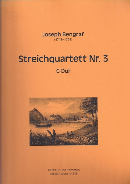 Joseph Bengraf (1745-1791) • Streichquartett Nr. 3