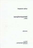 Friedrich Cerha • Saxophonquartett
