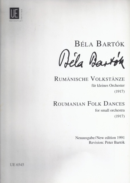Bela Bartok (1881-1945) • Rumänische Volkstänze