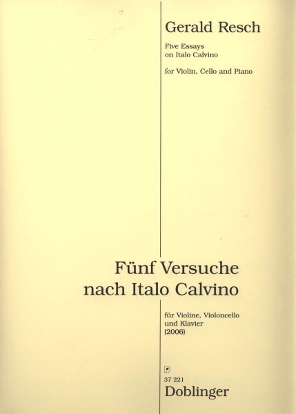 Gerald Resch • Fünf Versuche über Italo Calvino