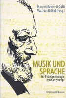 Musik und Sprache • Zur Phänomenologie von Carl...