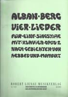 Alban Berg (1885-1935) • Vier Lieder für eine...