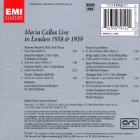 Maria Callas • Live in London 1958 and 1959 CD