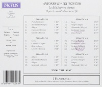 Antonio Vivaldi (1678-1741) • Opera I - sonate a tre 1/6 CD