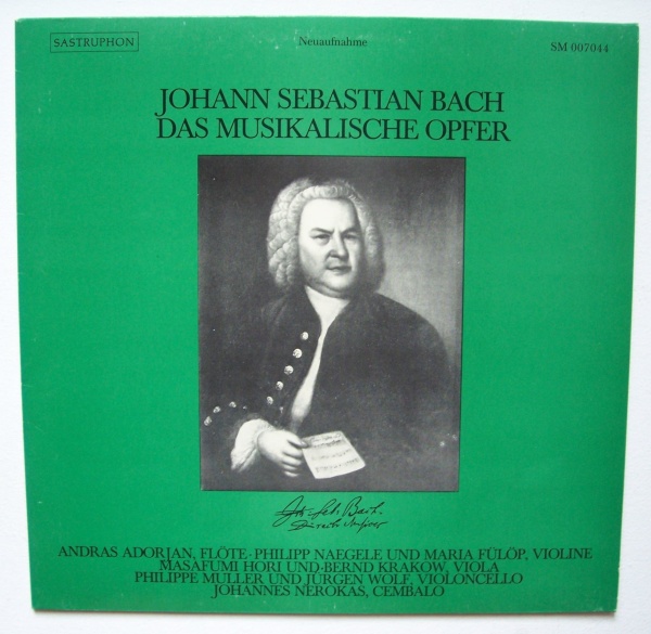Johann Sebastian Bach (1685-1750) • Das Musikalische Opfer LP