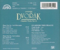 Antonin Dvorak (1841-1904) • Piano Trios Nos. 1 & 2 CD