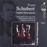Leipziger Streichquartett: Schubert (1797-1828) • Complete String Quartets Vol. 5 CD