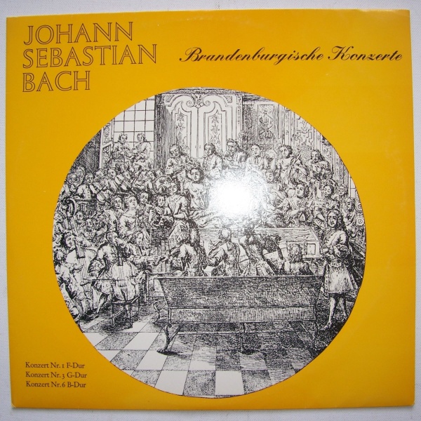 Johann Sebastian Bach (1685-1750) • Brandenburgische Konzerte LP • Maurice André