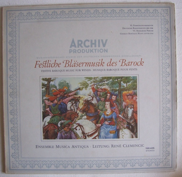 Festliche Bläsermusik des Barock • Festive Baroque Music for Winds LP