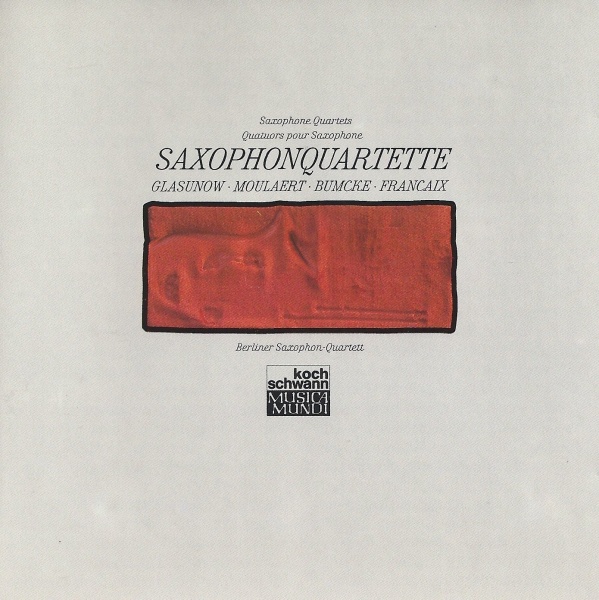 Saxophonquartette • Saxophone Quartets CD