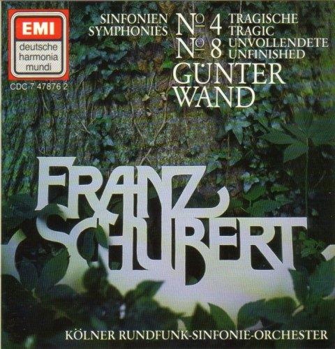 Franz Schubert (1797-1828) • Sinfonien / Symphonies 4 & 8 CD • Günter Wand